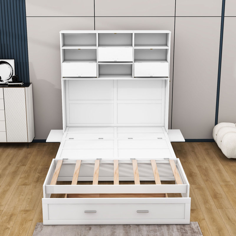 Wildon Home® Analeese Queen Storage Murphy Bed Wayfair